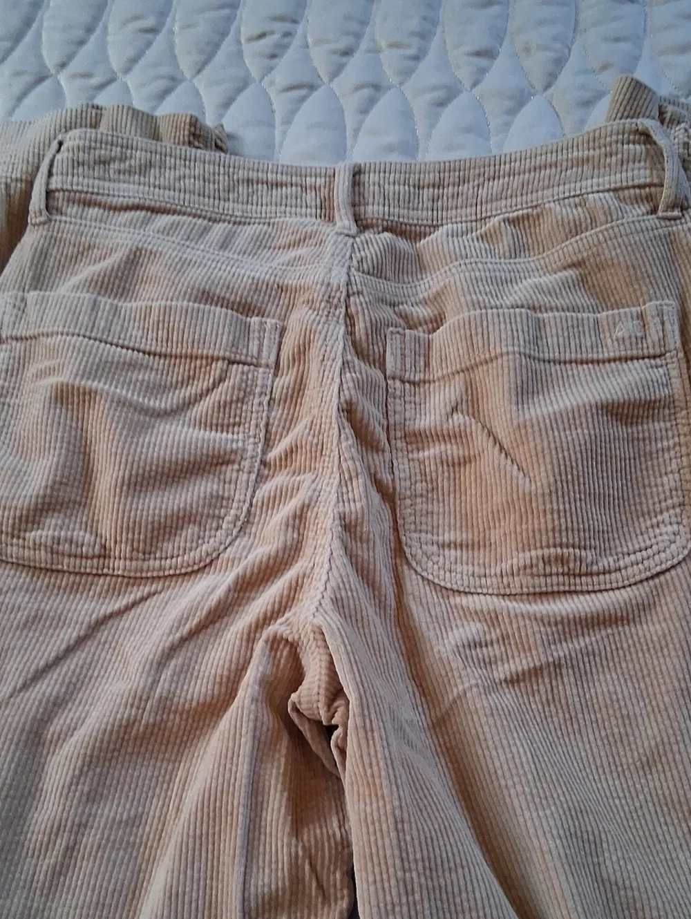 Corduroy Cargo Pants in Light Beige - Picture 9 of 9